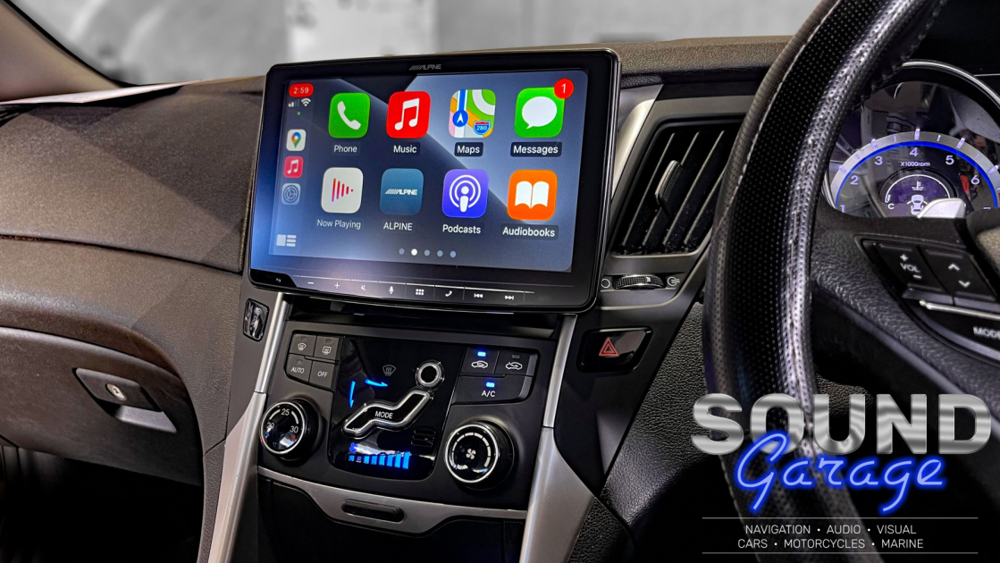 Hyundai_i45_Alpine iLX-F259E_Halo9 Apple CarPlay/Android Auto/ Receiver