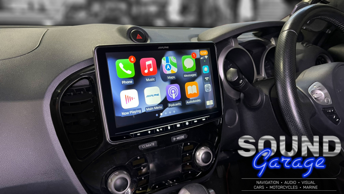 Nissan juke_Alpine INE-F409E Halo9_9-inch GPS navigation/ Apple CarPlay/Android Auto/DAB+ Receiver