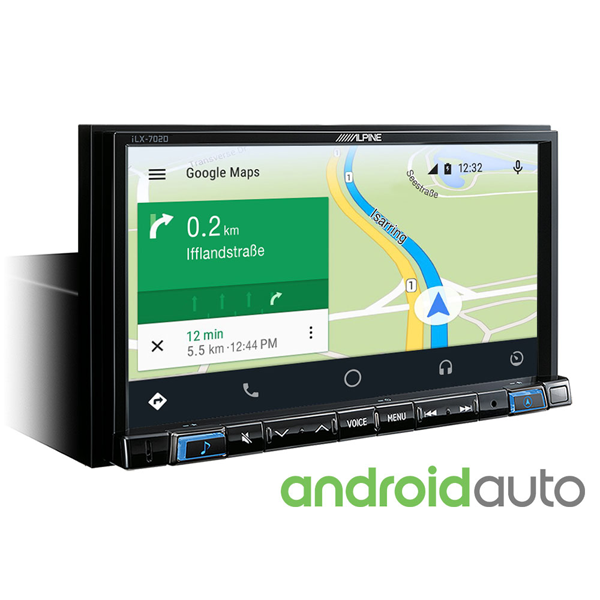 Alpine iLX-702D Apple CarPlay Android Auto