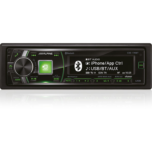AUTORADIO CD USB IPHONE BT CDE-203BT ALPINE ALPINE - Audio,Vidéo, GPS