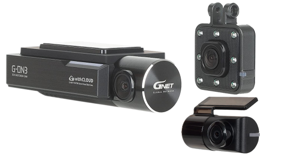 Gnet G-ON3 2K-QHD 3ch Dash Cam