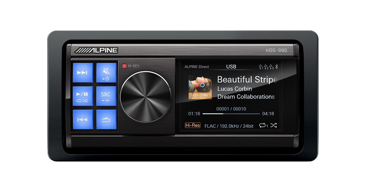 Alpine Status_HDS-990_Hi-Res-Audio-Media-Player-trim_panel_SG_1