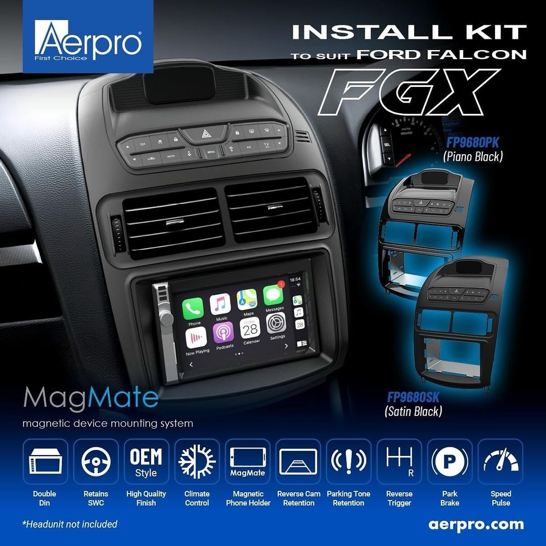 Aerpro FP9680PK/FP9680SK Ford FG-X Installation Kit